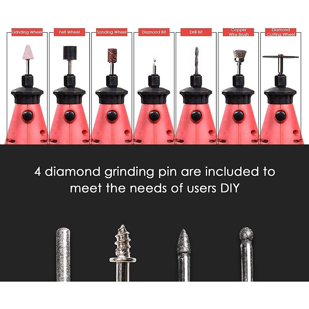 Diy Crafts 10429 Rotary Tool Kit With Diamond Cutting Wheels, Engraving Cutters, Multicolor, 100 Piece 1