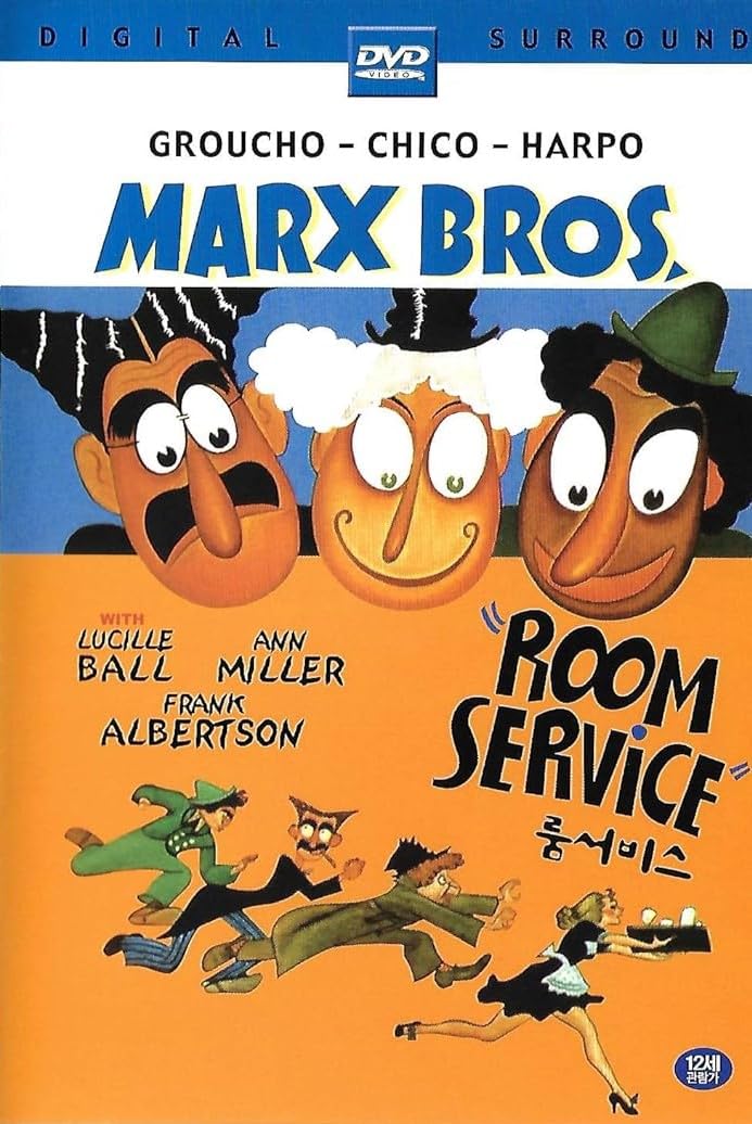 Room Service 1938 película en DVD una comedia clásica de los hermanos Marx 1