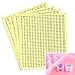 Color Number Stickers, 517 Labels for All Colors Self-Adhesive Waterproof Particular Design for Diamond Painting Accessory Storage Box Painting with Diamonds Kits for Adults and Kids (4 Sheet)