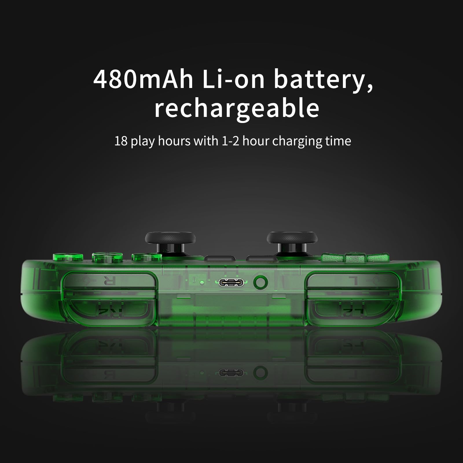 8Bitdo SN30 Pro Controller Bluetooth, Joystick ad Effetto Hall, Controller Giocare Compatibile con Switch, Apple, Windows, Steam Deck, Android e Raspberry Pi (Verde)