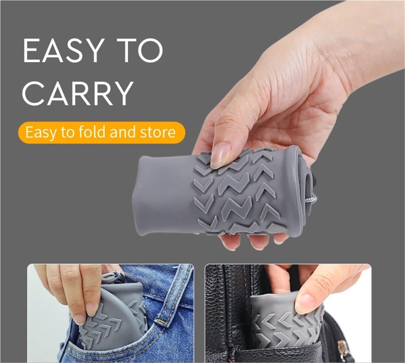2 paia di scarpe in silicone antiscivolo impermeabili copriscarpe antipioggia resistenti all'usura elastiche for riutilizzabili for giornate pioggia all'aperto Per La Casa