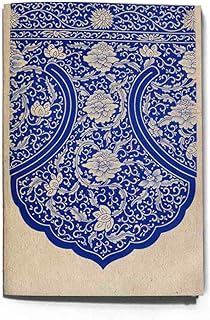 دفتر رسم A5124S من ذا انكجيكشن A5 بتصميم فلوريش ازرق