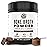 16oz Chocolate Bone Broth Protein Powder From Grass Fed Beef - Non-GMO Ingredients, Gut-Friendly, Low Carb Dairy Free Protein Powder - Natural Collagen Source For Joint Support - Keto Friendly