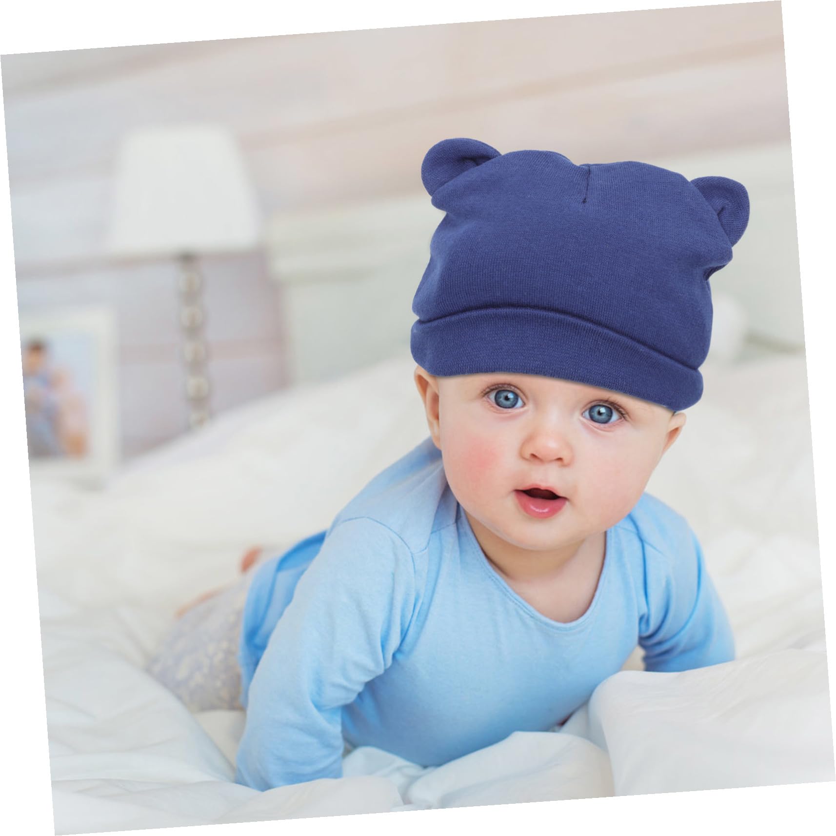 BESPORTBLE 2 Set Cappello con Orecchie D'orso Cappelli di Cotone per Neonati Cappello da Ragazza Berretto da Cappellini Appena Nati Ragazza con Cappelli Appena Nati 6 Pezzi*2