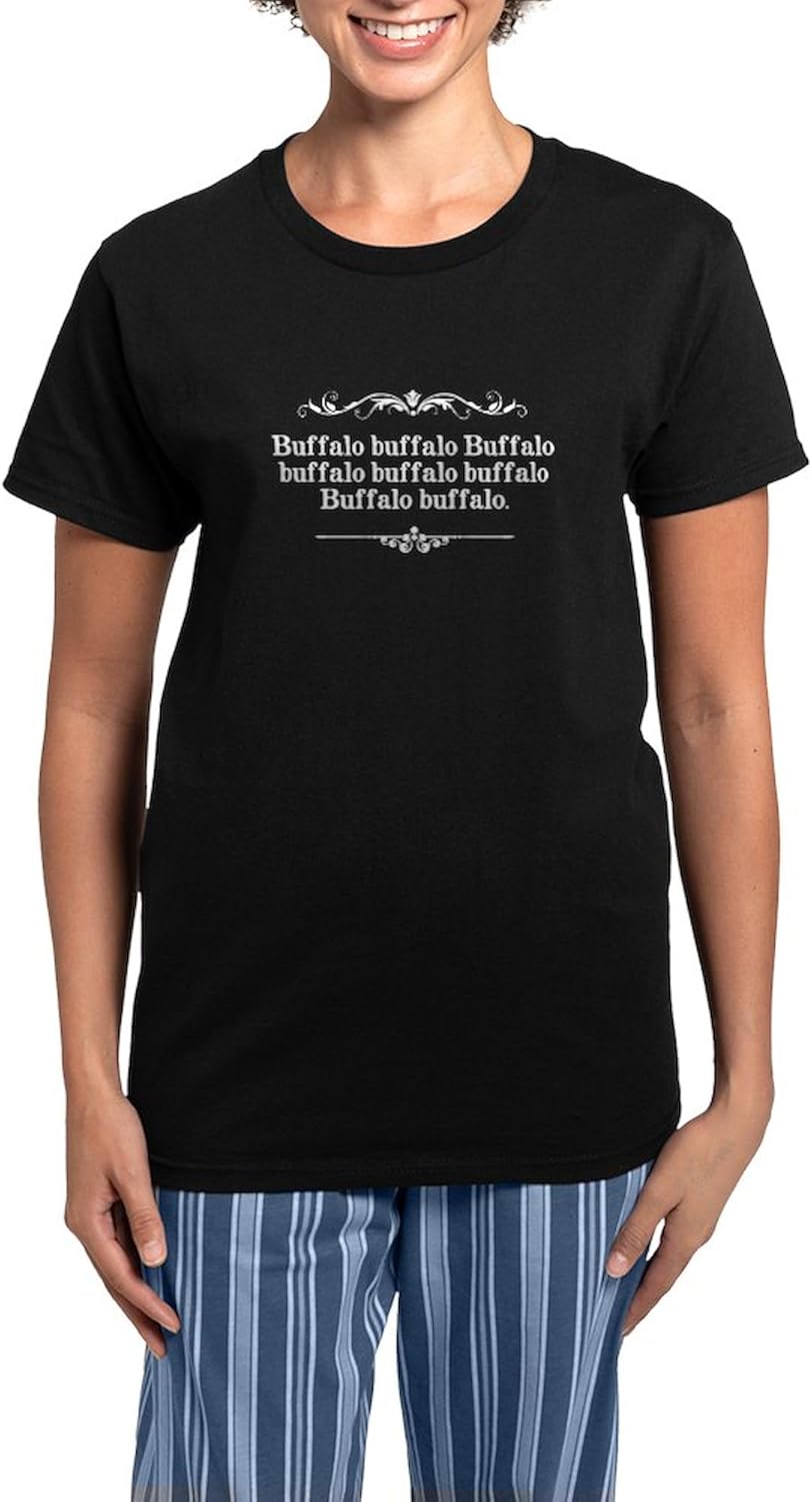 CafePress Buffalo Buffalo Sentence Pajamas Womens Novelty PJ Sleepwear