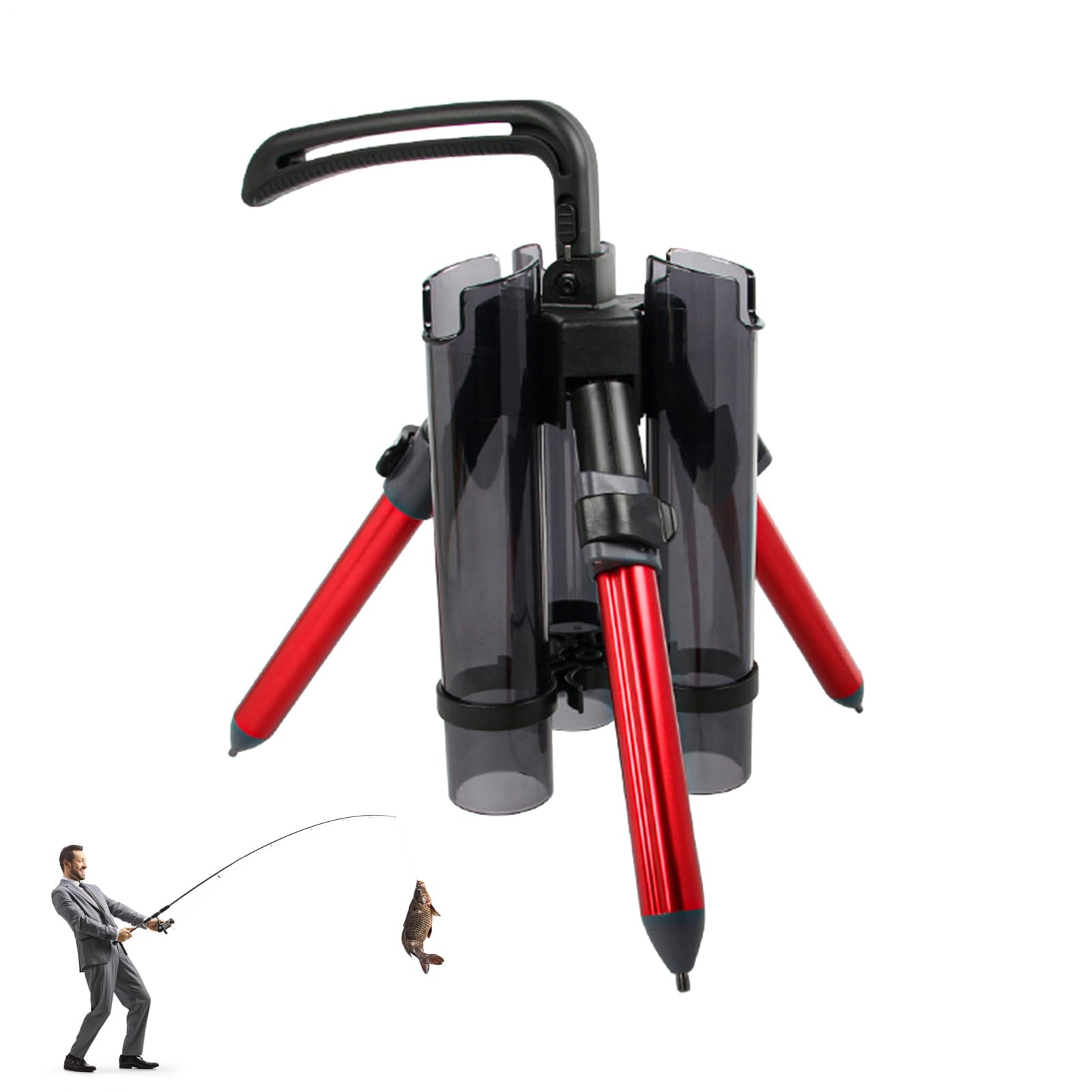 Porta canna da in piedi | Treppiede per canna da in lega di alluminio