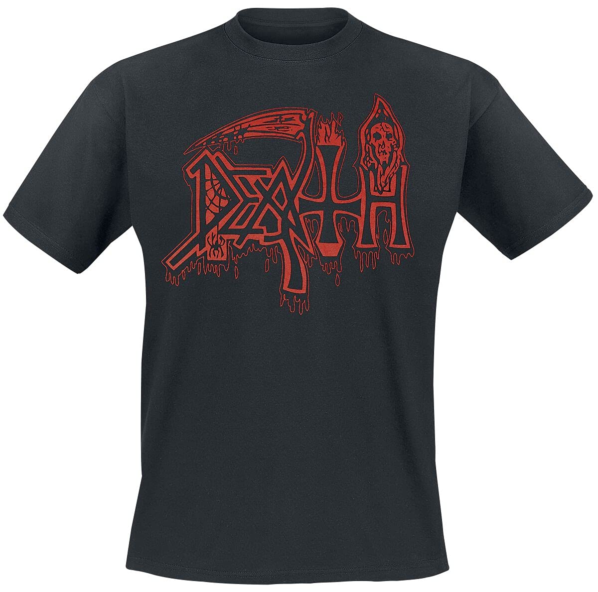 Death Life Will Never Last Men T-Shirt Black M, 100% Cotton, Regular