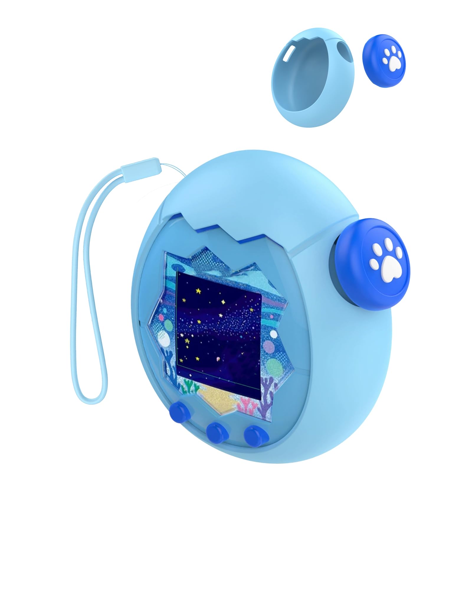 Silikonowe etui ochronne do Tamagotchi Paradise – miękkie, odporne na upadki, odporne na uderzenia, ze sznurkiem, elektroniczne akcesoria dla zwierząt domowych, ochrona do Virtual Pet Game