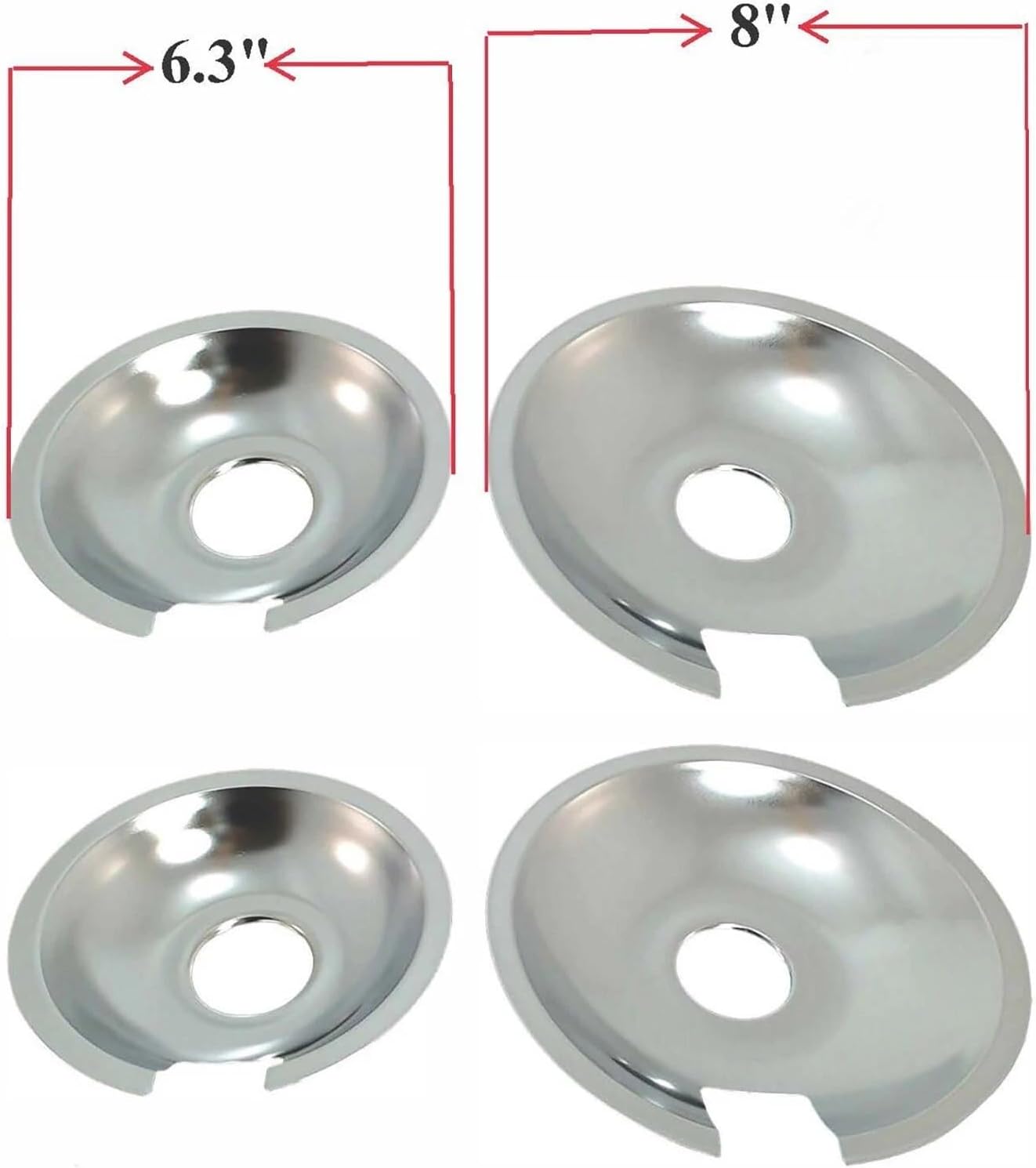 Replacement for Jenn Air 715877 and 715878 Range Cooktop Drip Pans OEM