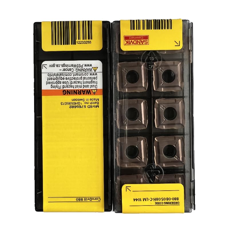 Lames en carbure de tungstène 880-080508H-C-LM 1044 pour perçage de pièces métalliques