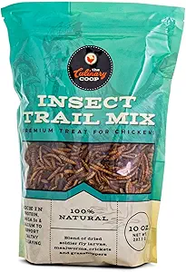 Fluker's Culinary Coop Premium Chicken Treats, Dried Insect Trail Mix, 10 oz
