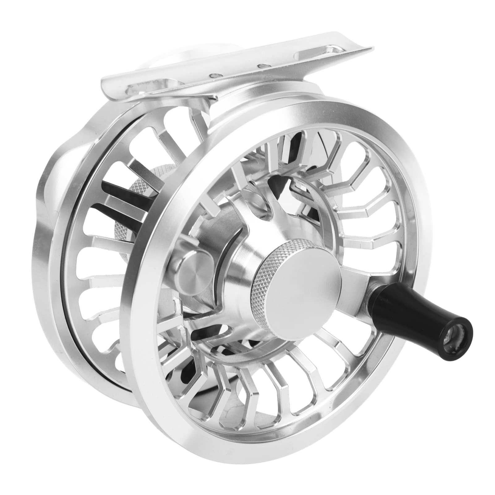 Roue de Pêche à la Mouche étanche en Alliage D'aluminium, Moulinet Léger 3/4 à Haute Résistance avec Sac de Rangement