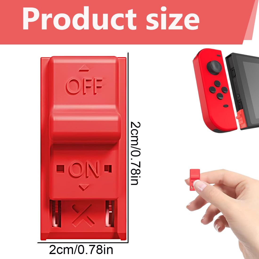 YUVKIN 1Pcs RCM Jig Herramienta RCM para Switch Cargador de Cortocircuito para Modificar Juegos Archivados (Rojo) — view 2