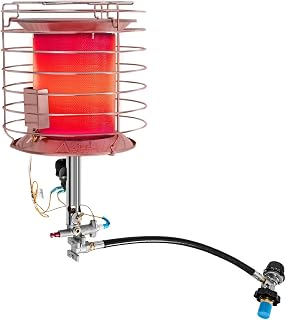 Safstar 35,000-42,000 BTU Tank Top Heater, Portable Propane Heater w/ Tip-over Switch & Safety Shut-off, Indoor Outdoor Heaters for Ice Fishing Hiking Hunting Survival Emergency Patio (Propane Cylinder not Included)