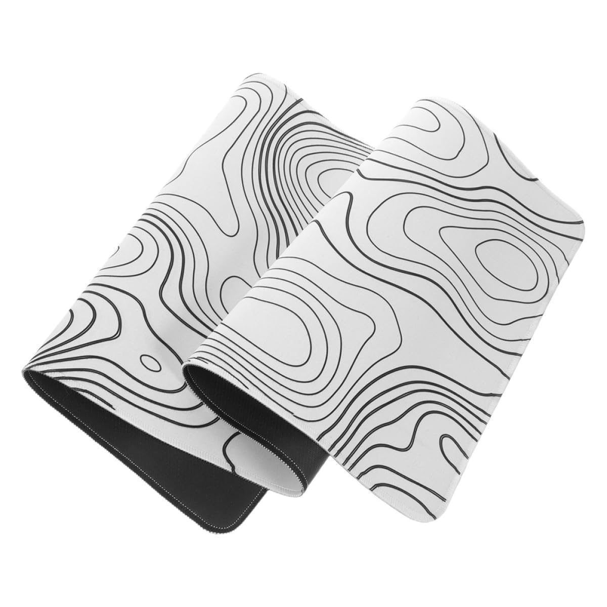 Grand tapis de souris blanc idéal pour bureau et setup minimaliste