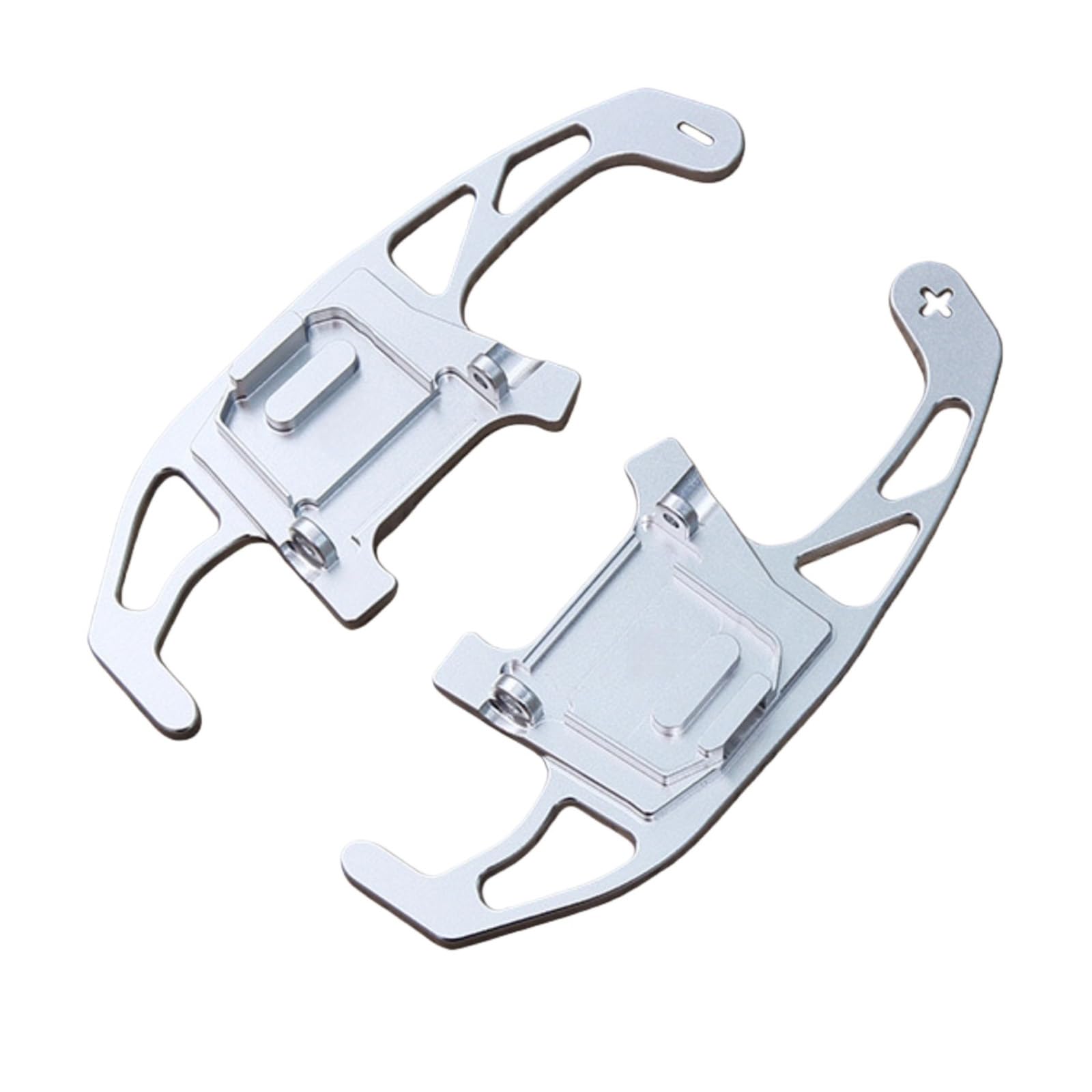 Car Steering Wheel Paddle Shifter Extension Cover for Volkswagen Golf 7 GTI 2015-2019, Auto Trim Interior Steering Wheel Accessories,Silver