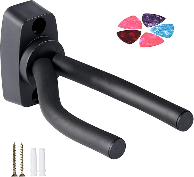 Vinabo Kancalı gitar standı, gitar, duvar kancası, stand, duvara montaj Vinabo Kancalı gitar standı, gitar, duvar kancası, stand, duvara montaj