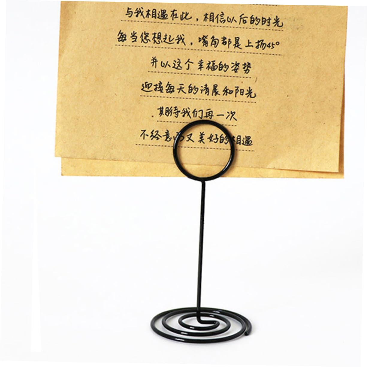 60piezas Soporte De Tarjetas para Eventos Clips De Mesa De Carbono para Boda y Celebraciones Porta Números Tarjetas De Nombre y Fotos para Restaurantes y Oficinas