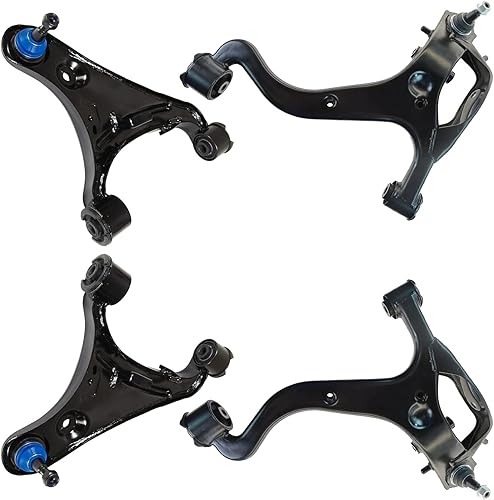 Miniatura 870 de Detroit Axle - Kit de brazos de control delanteros de 4 piezas para Chevrolet Aveo Aveo5 Pontiac G3 Wave Wave5 Suzuki Swift+, 2 brazos de control