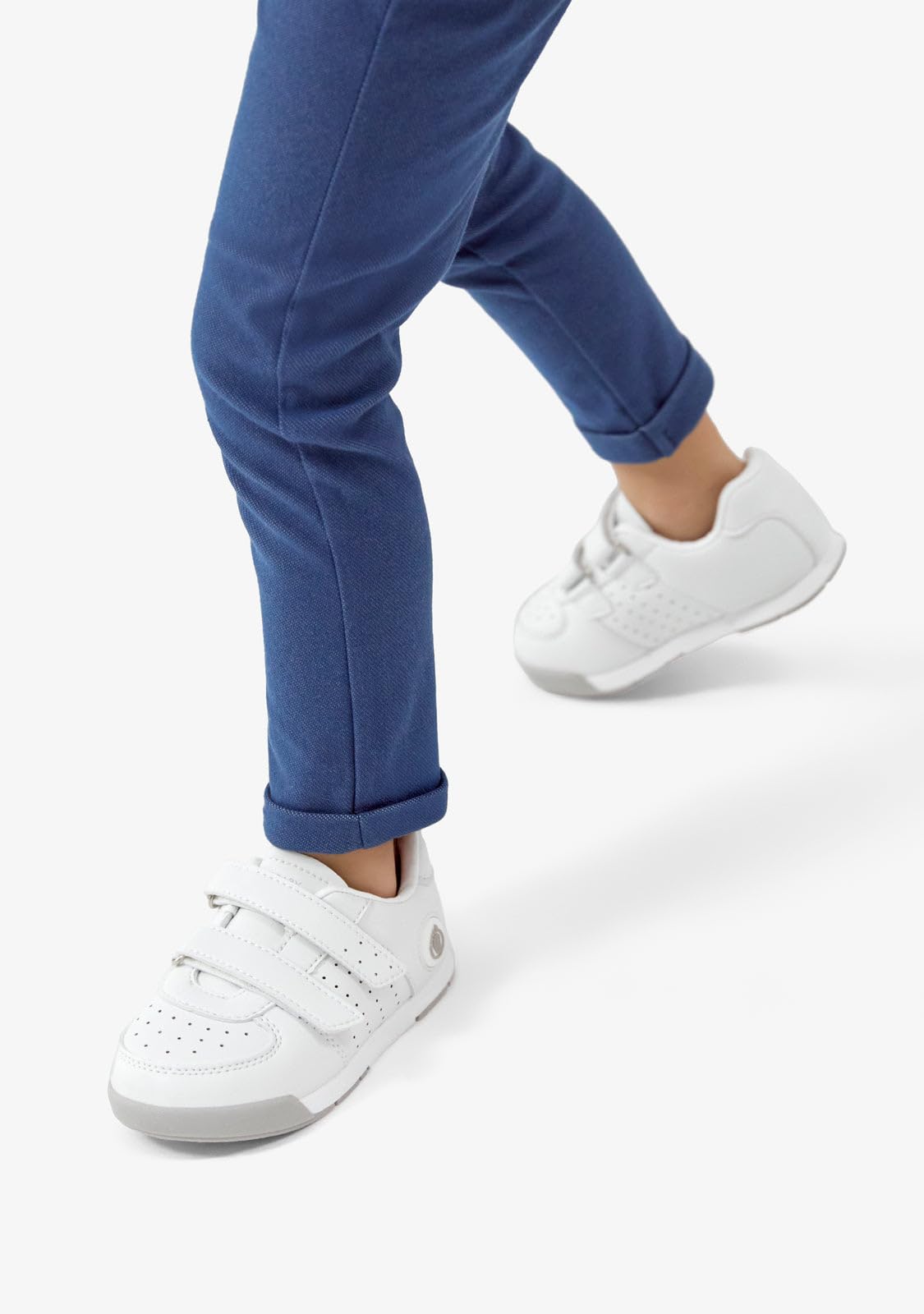 Conguitos - Scarpe da Ginnastica Barefoot Goflex per Bambini. per Bambini e Bambine (Bianco/Taglia 20)