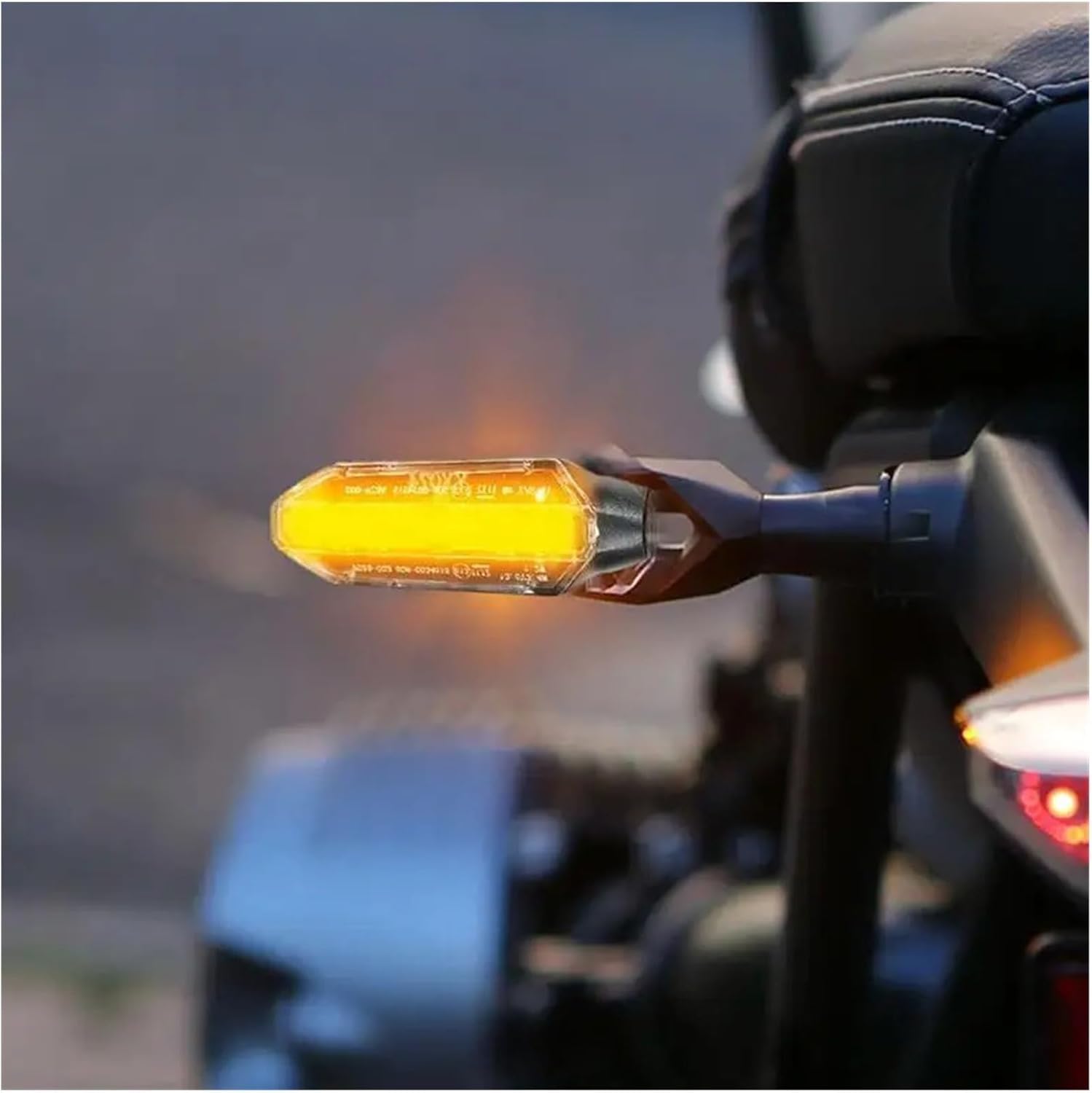 Mini uniwersalne wskaźniki Kierunkowskazy motocyklowe 2 szt. uniwersalne tylne światła LED motocyklowe wodoodporne bursztynowe migacze kierunkowskazy tylne światła akcesoria do lamp Dla motocykl