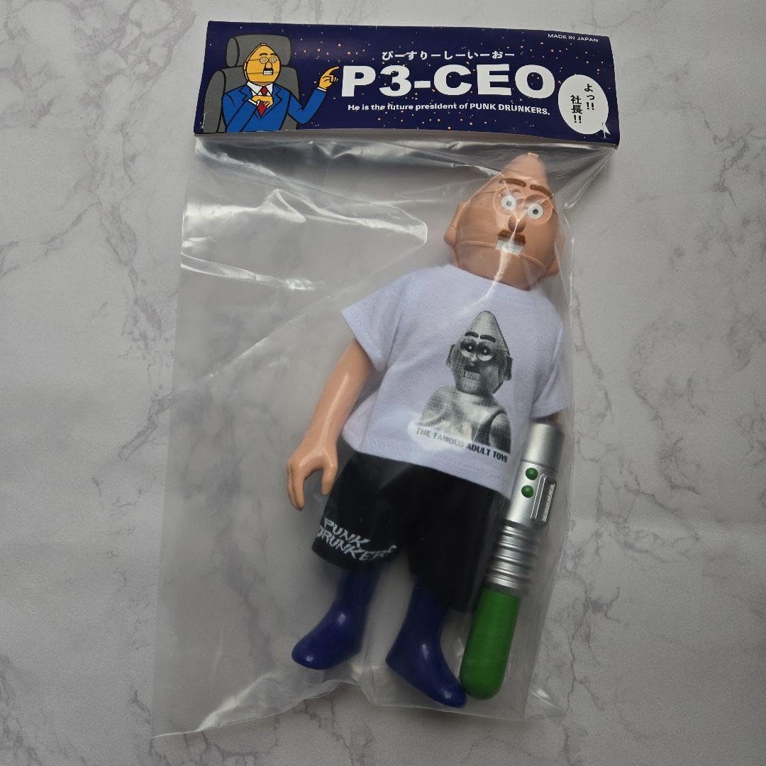 Amazon.co.jp: PUNK DRUNKERS ソフビ P3-CEO BLACKPEARLS 鷹の爪