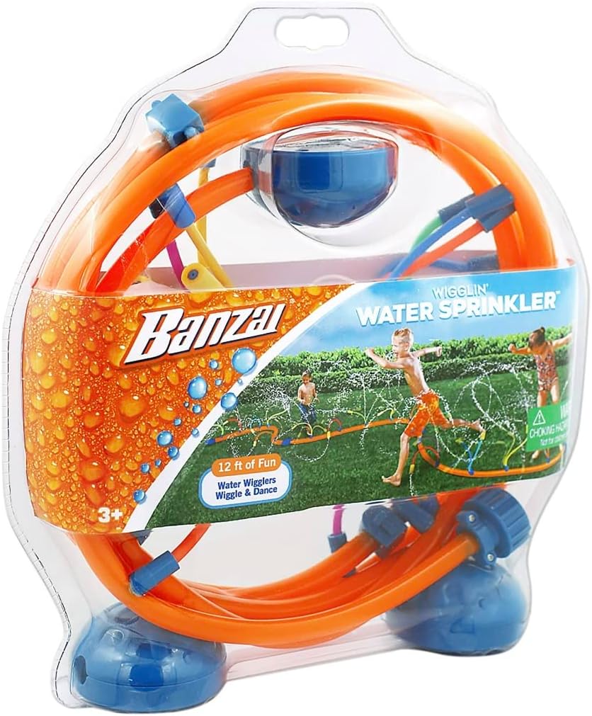 New Sealed 12 FT Banzai Wigglin Water Sprinkler Summer Outdoor Backyard Fun. Get Ready for Some Summer Fun with This 12 FT Banzai Wigglin Water Sprinkler.