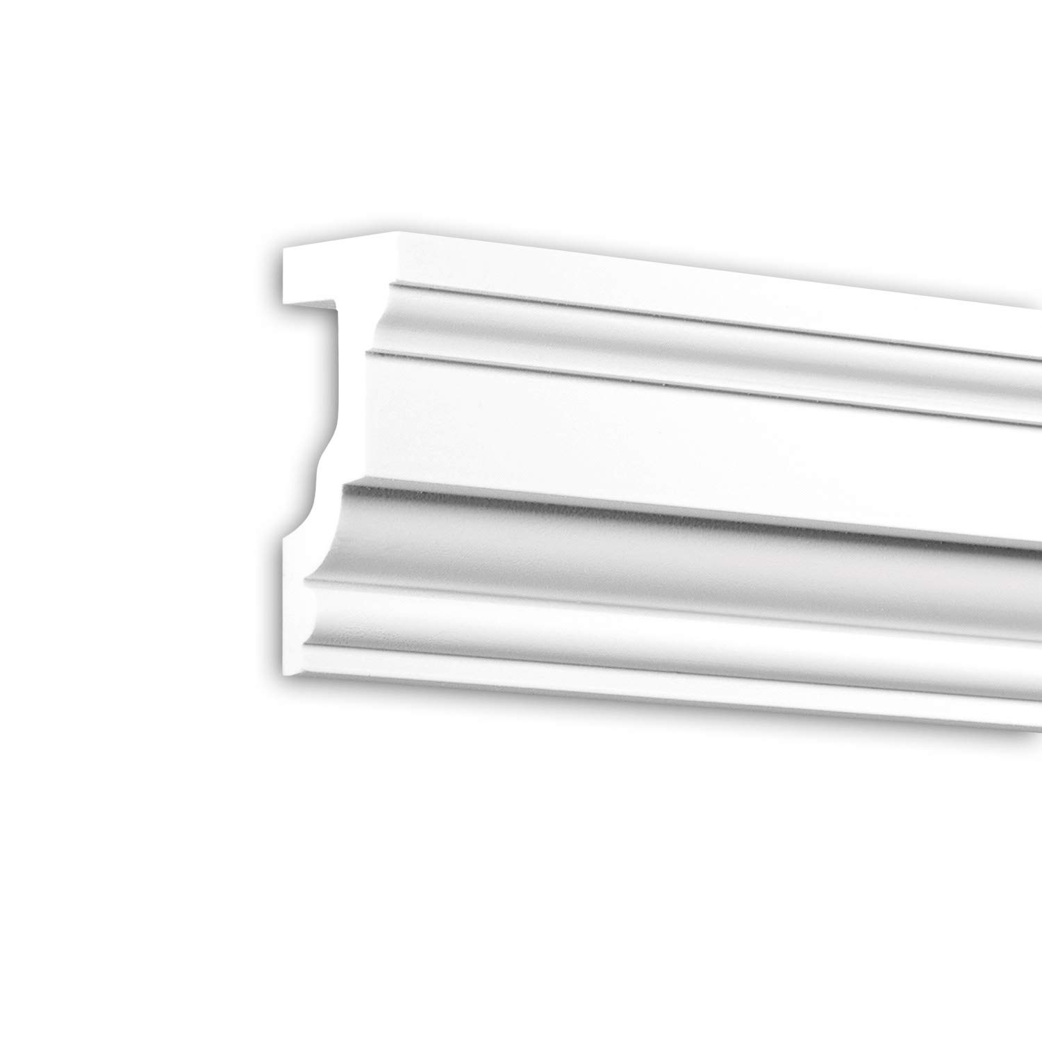 Élément de façade design blanc Profhome pour encadrement élégant