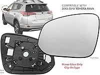 Vista 2 de APA Replacement for Rear View Mirror Glass Power Non-Heated 2013-2018 RAV 4 RAV4 2016-2021 TACOMA 2013-2017 4RUNNER Driver Left Side 879610R080