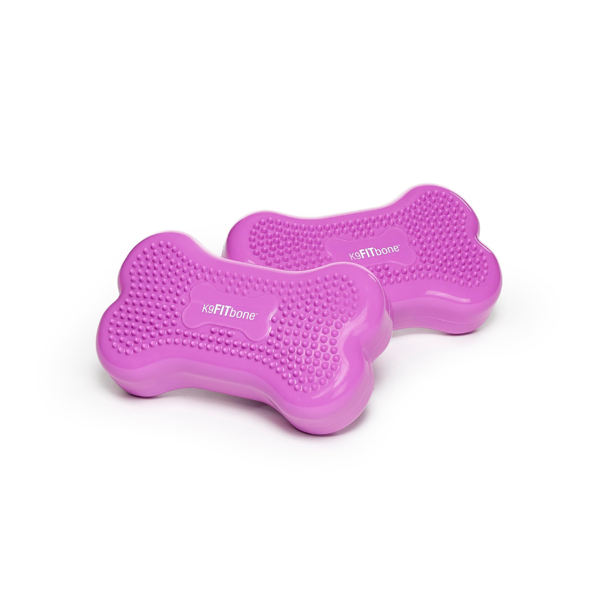 FitPAWS® K9FITbone® - Mini, Razzleberry (Set of 2) | Dog Balance Training Platform & Exercise Equipment | Workout Tool for Strength, Core & Stability