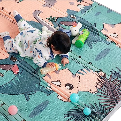 Baby Play Mat Foldable, Insugar Playmats for Babies, Toddlers, Infants