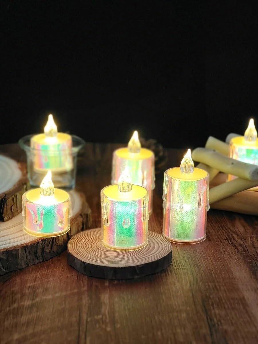 DREWIT STAR Multicolour Smokeless Candles Diva, Set of 6 2