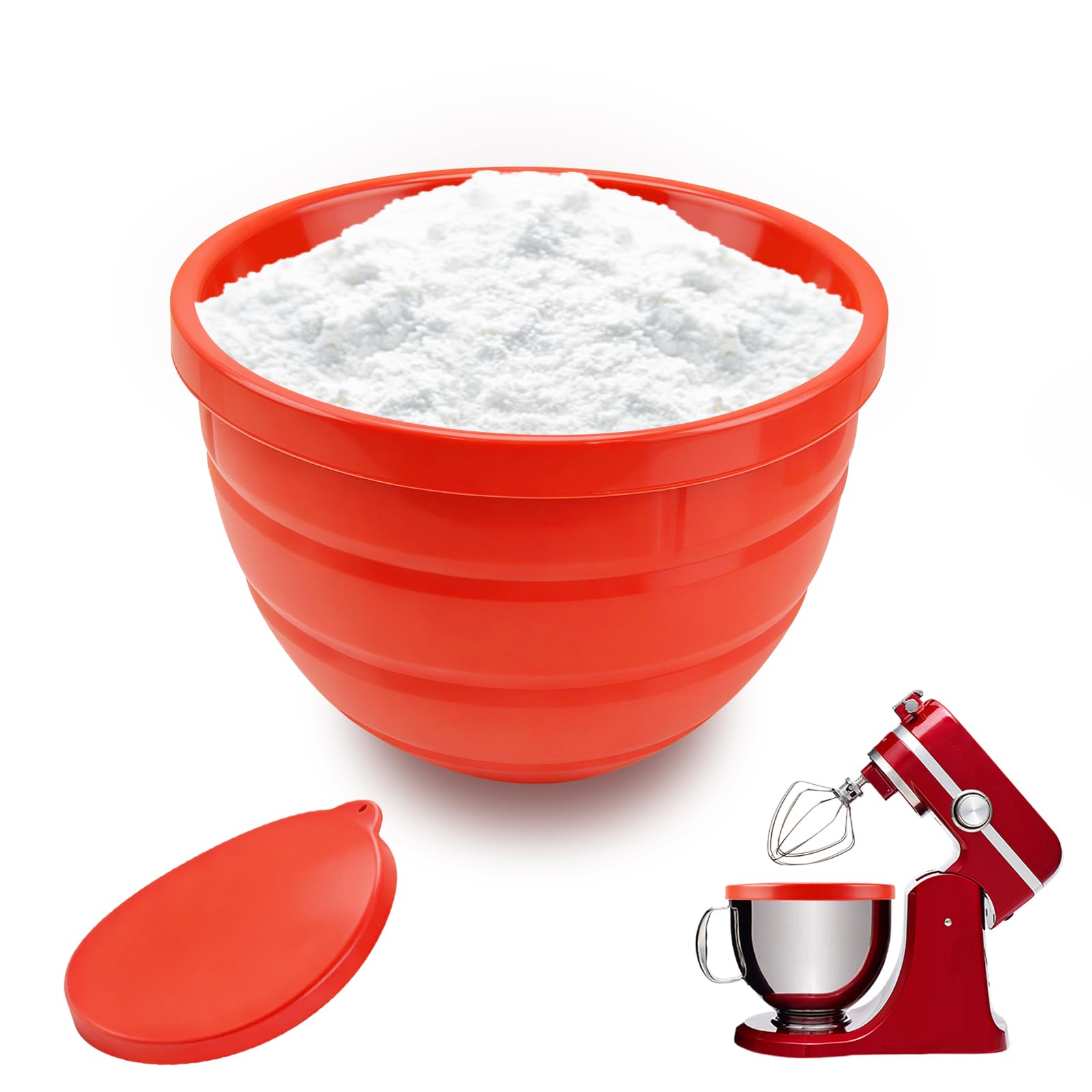 Insert de bol en silicone pour KitchenAid fini la pâte qui colle dans la cuve