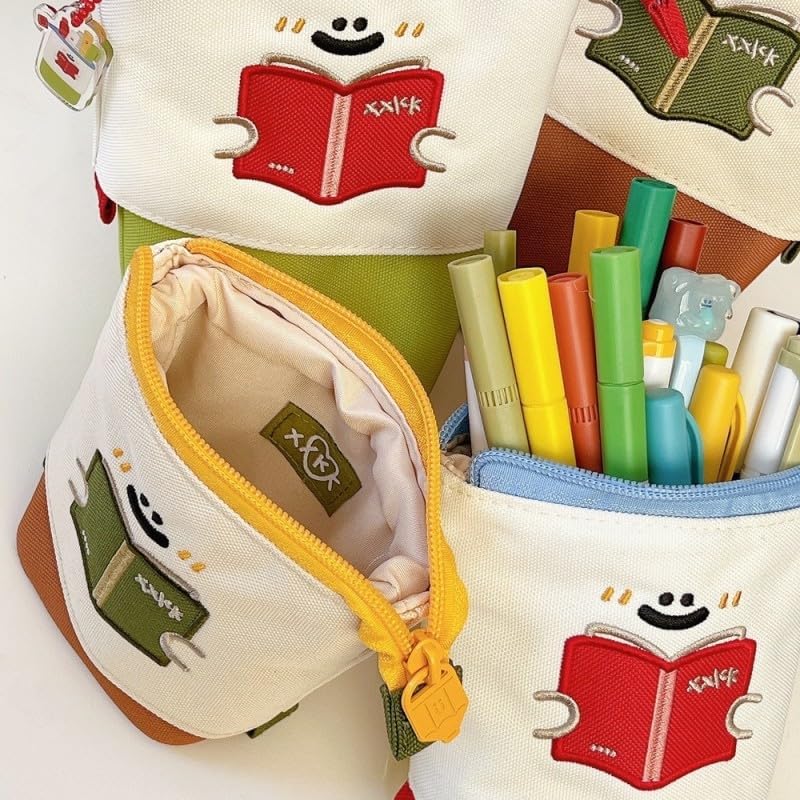 Miniatura 3 de Xxkk - Bolsa plegable para bolígrafos, organizador de artículos de papelería para herramientas de escritura, soporte de papelería, soporte de