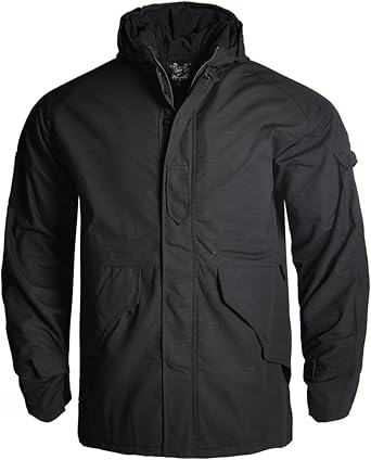 Mens Winter Jacket Military Tactical Coats Fleece Hooded Outdoor Waterproof Warm Hiking Soft Shell