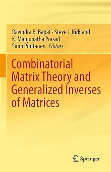 Combinatorial Matrix Theory and Generalized Inverses of Matrices 2013th Edition-Wow! eBook