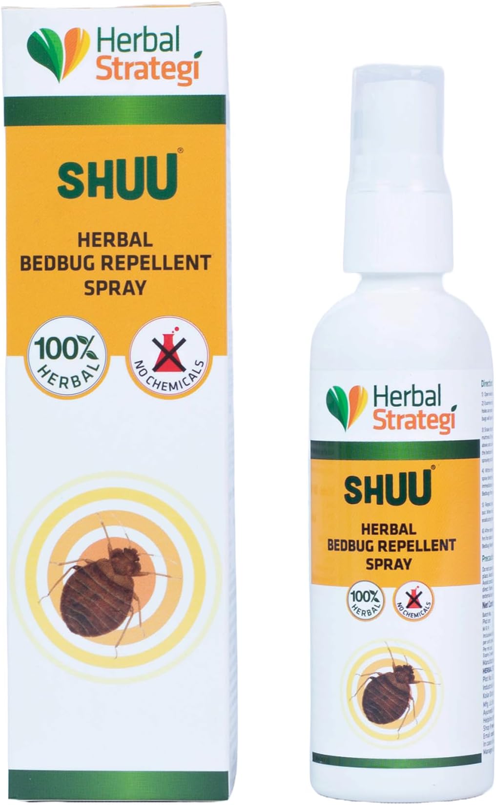 Herbal Strategi Bugspray Bed Bug Repellent, 100Ml