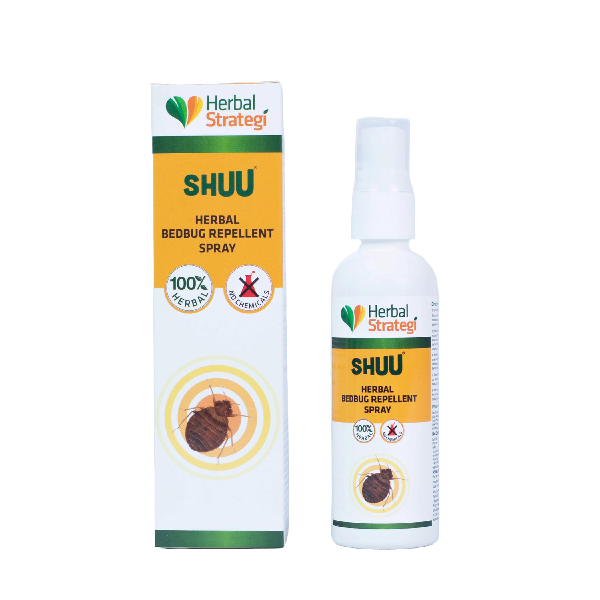 Herbal Strategi Bugspray Bed Bug Repellent, 100Ml