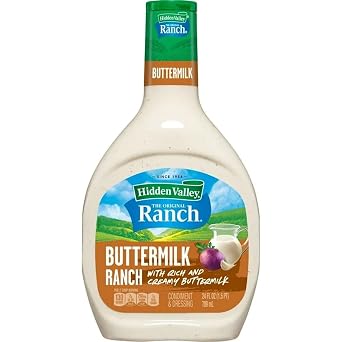 Hidden Valley Ranch, Old-Fashioned Buttermilk Ranch Dressing, 24oz Squeeze Bottle Pack of 3