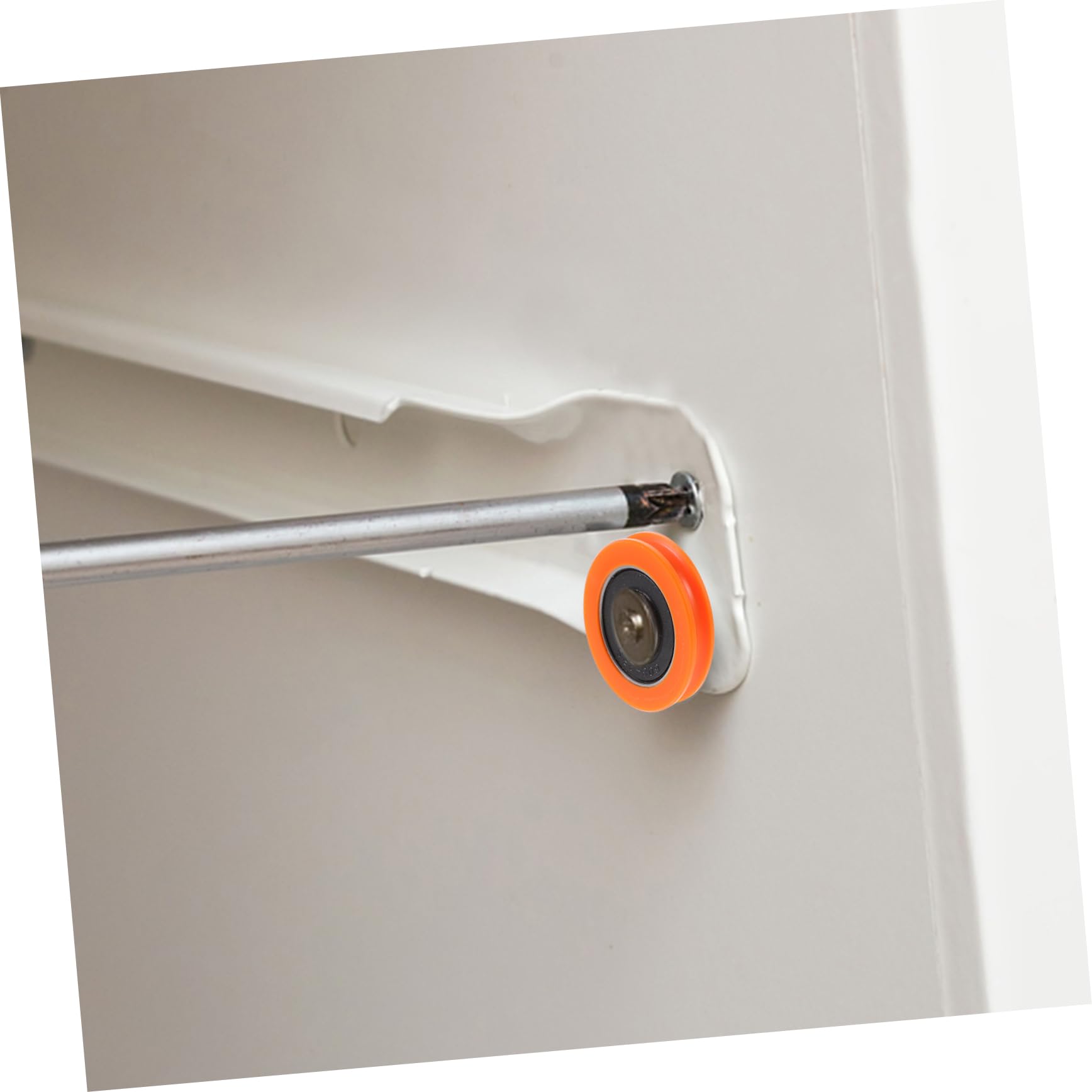 Alipis Replacement Roller Bearings for 1-1/2 Diameter Nylon Ball Bearings for Skateboard Glass Door Double Convex Design