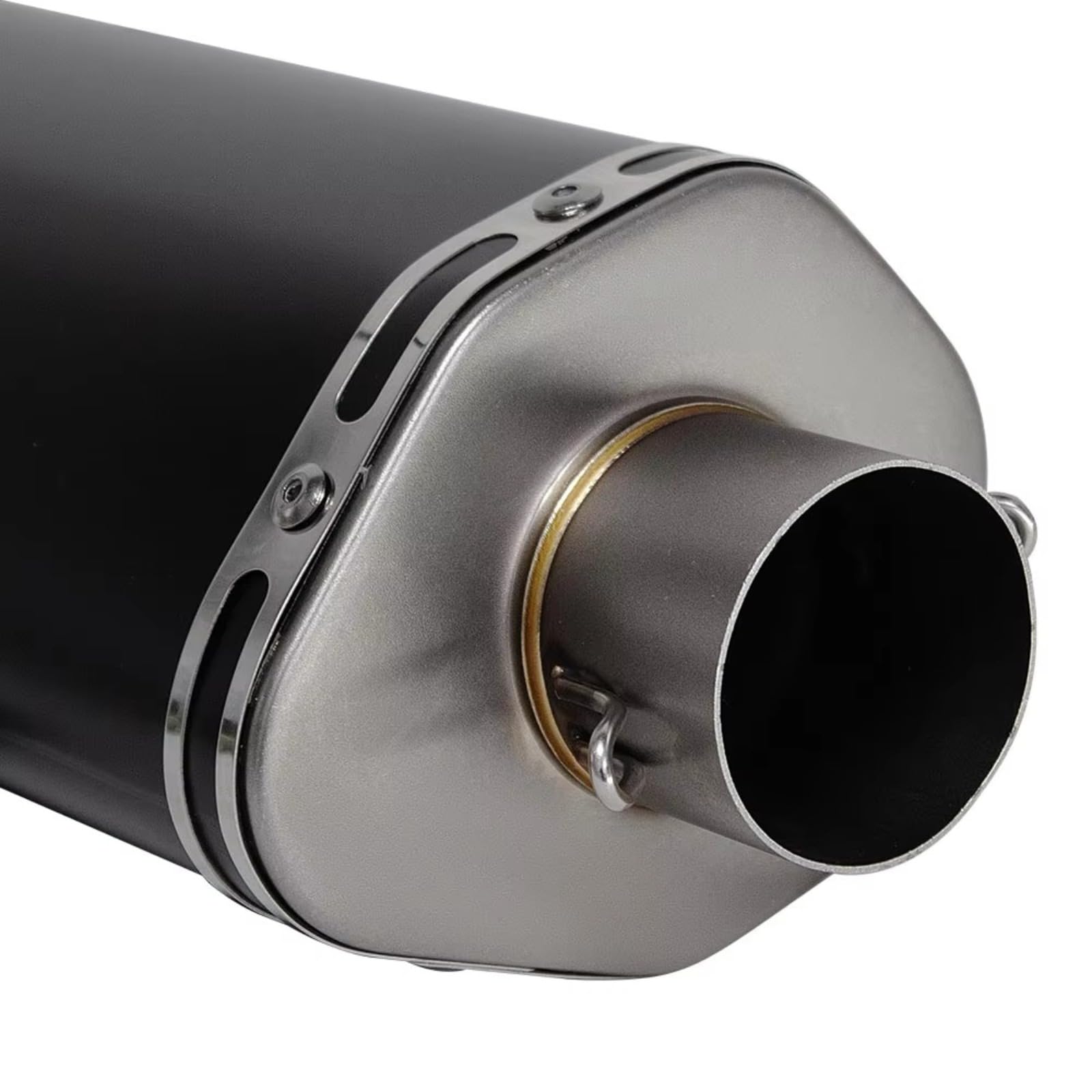Sistema de Escape Completo para Motocicleta, silenciador Largo con conexión DB Killer, Tubo Frontal Azul para Honda Forza 350 NSS350 2021-2024
