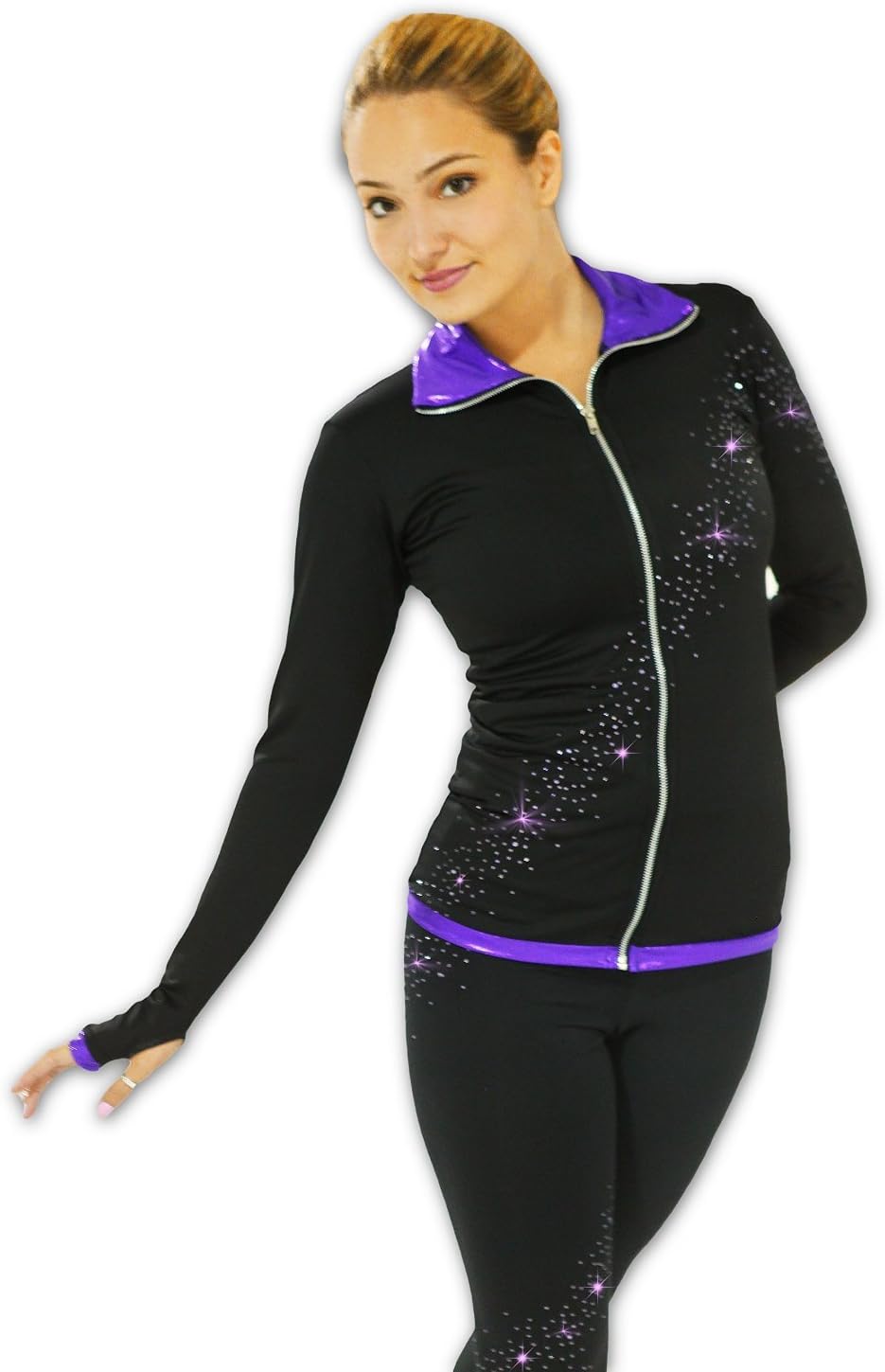 Kami-So Figure Skating Pants - Crystal Spiral