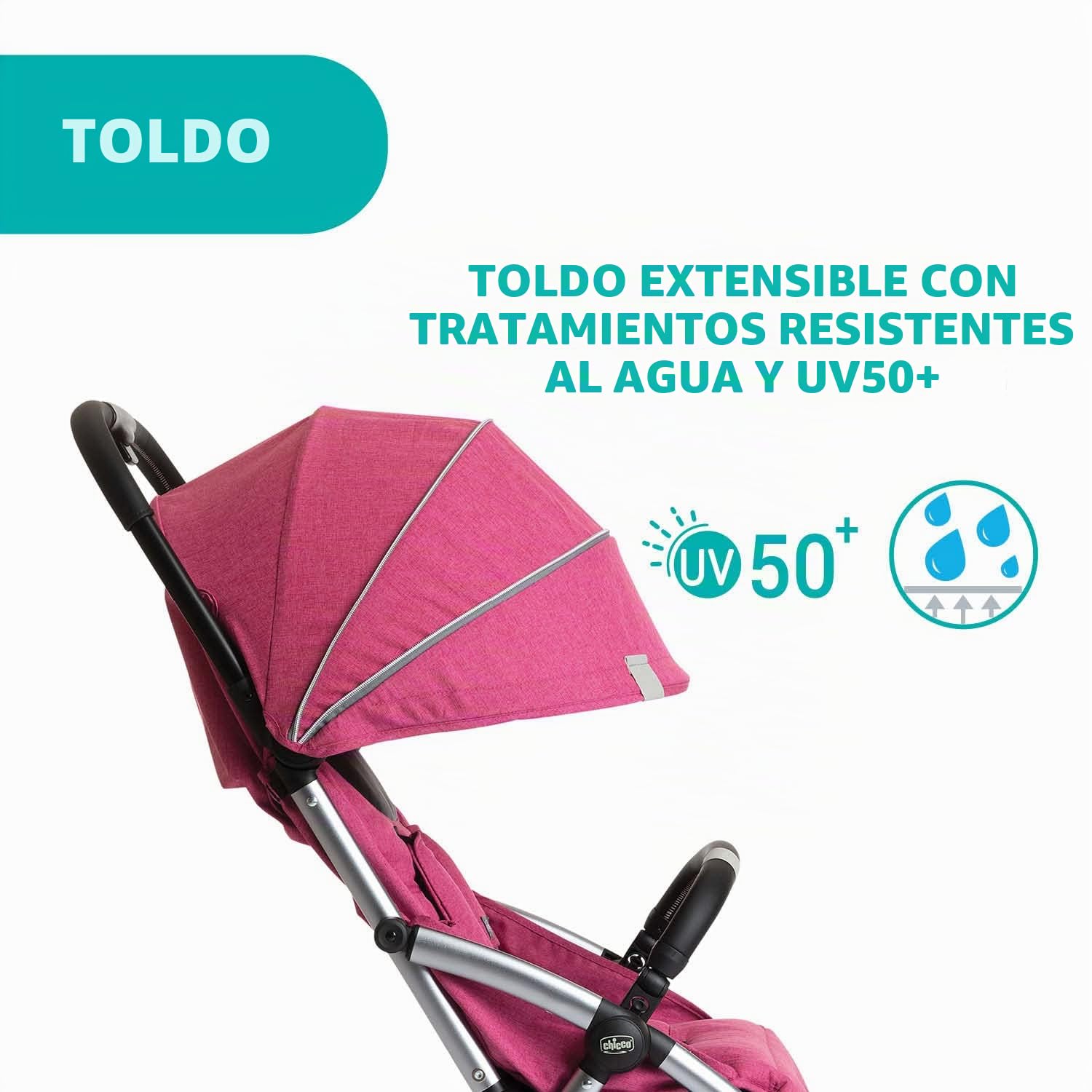 Sillas de paseo marca CHICCO. Modelo Silla De Paseo Goody Plus Pink