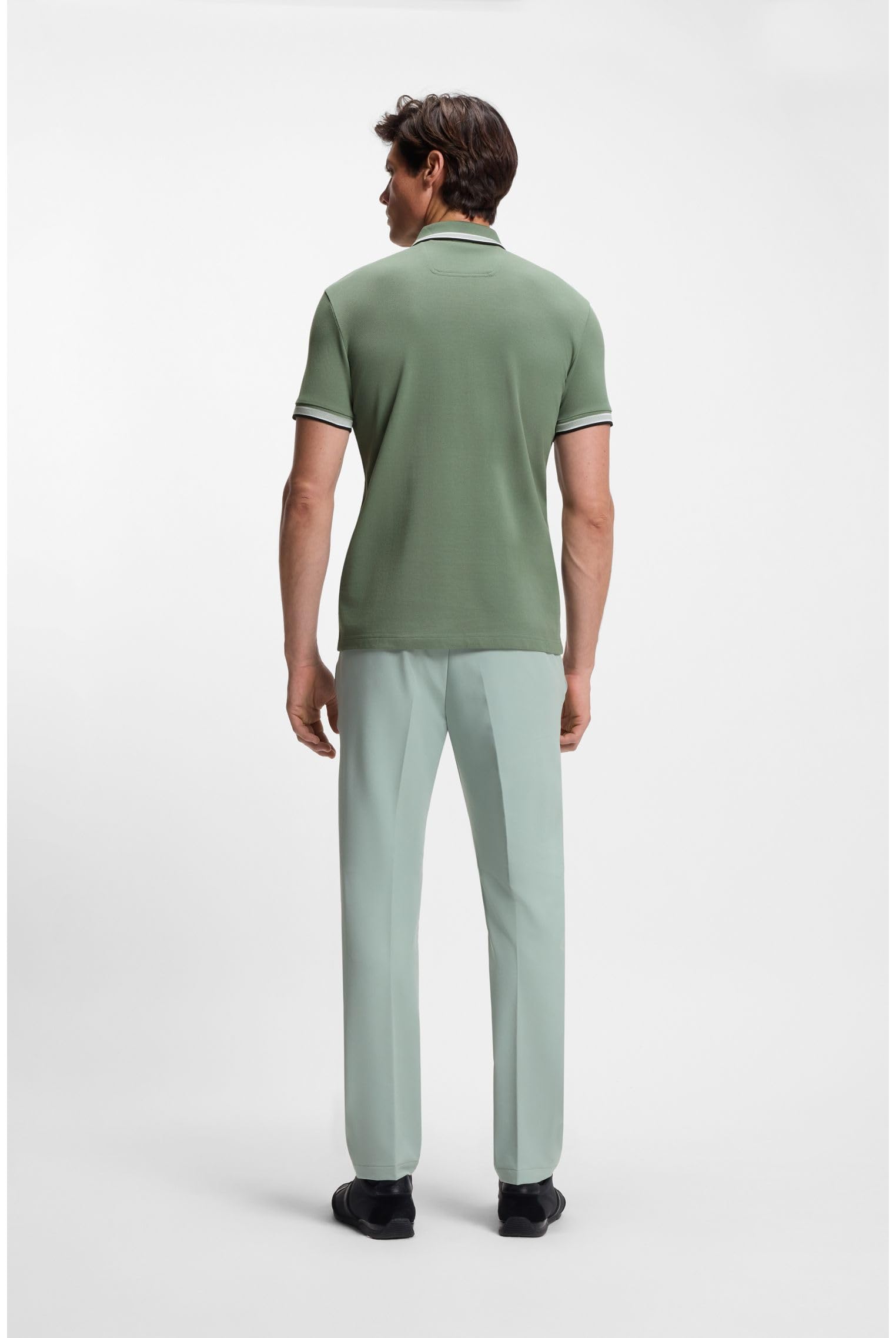 Boss GREEN Poloshirt Paddy Regular Fit atmungsaktive Piqué-Webstruktur – Bild 4