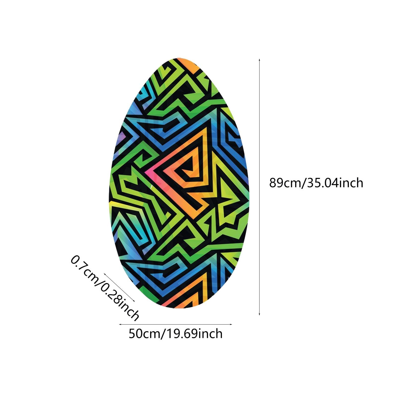 Fenteer 35 -Zoll -Skimboard -Surfbrett Sandbrett Flache Wasserzubehör Supplies Skim Board für Jungen Mädchen Teenager Reise Skimboarding