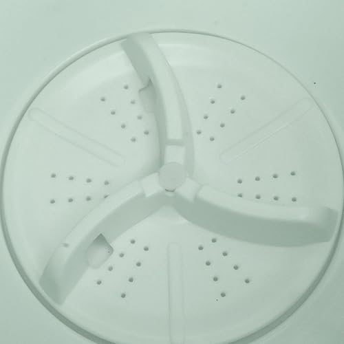 Miniatura 8 de Mini lavadora plegable, mini lavadora de 6 L, lavadora portátil de cubo con tapa negra, deshidratador integrado, para ropa de bebé, ropa interior o