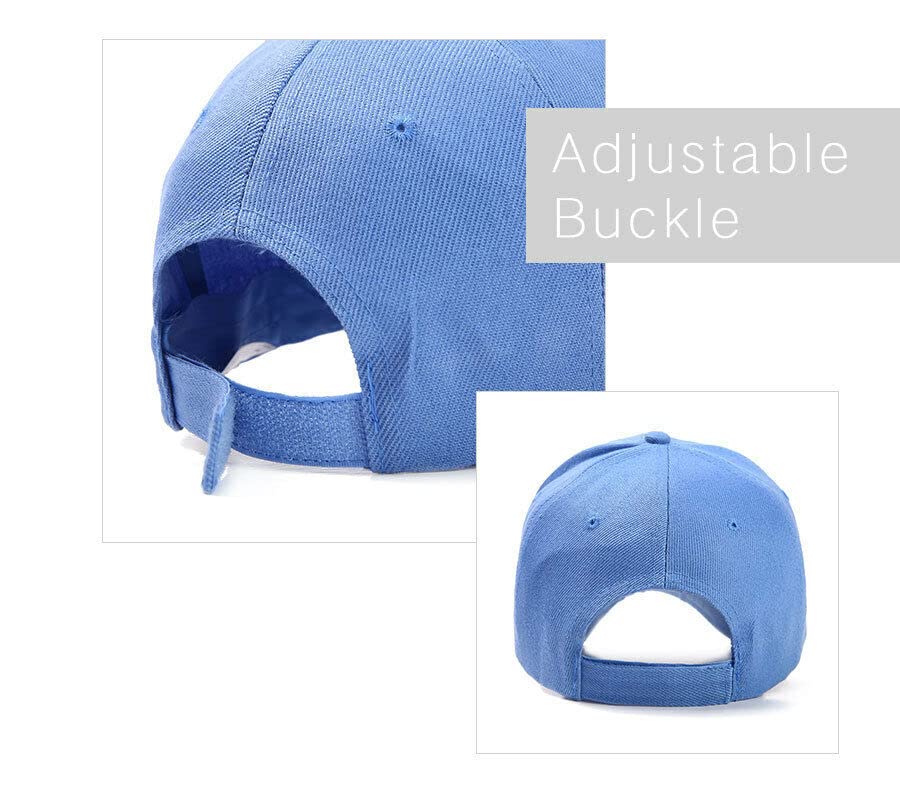 Image of Gelante Adult Plain Baseball Cap Hat Classic Adjustable Size for All Seasons
