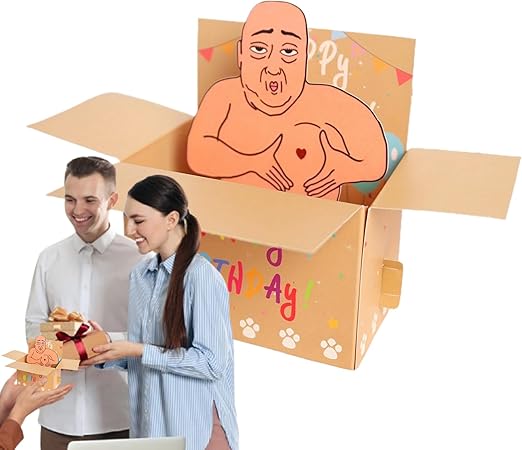 Tarjeta 3D graciosa diseño interactivo con mecanismo pop-up regalo original Día del Padre