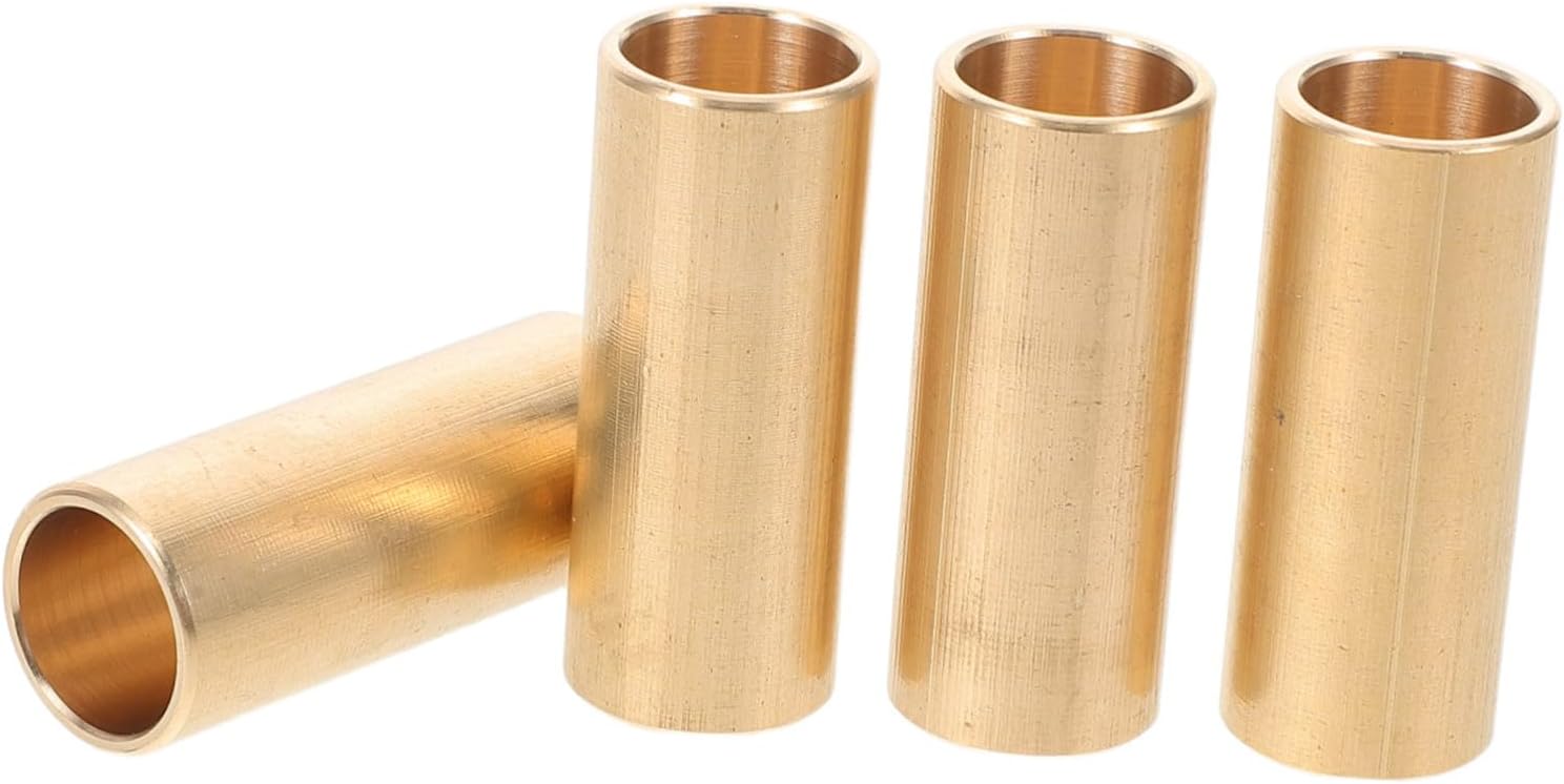 4pcs Trailer Leaf Spring Bushings Brass Enhanced Shock Absorption Shackle Replacement Kit for Double Eye Springs Extreme Weather and Precision Fit for Trailers
