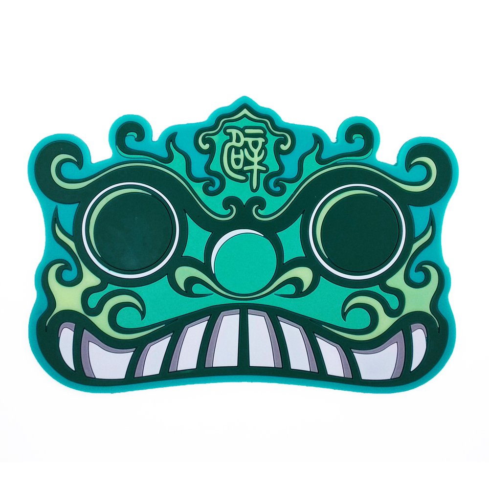 Anti Slip Sticky Pad by Wardvangurd. Prevent Phones, Keys and Small Parts from Falling on Car with the Color Orange, Blue and Grey.